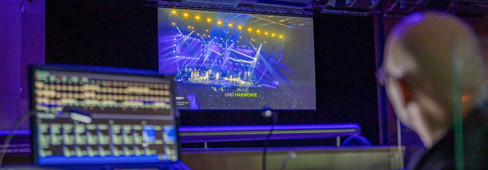 Veranstatlungstechnik in der Freiheitshalle in Hof